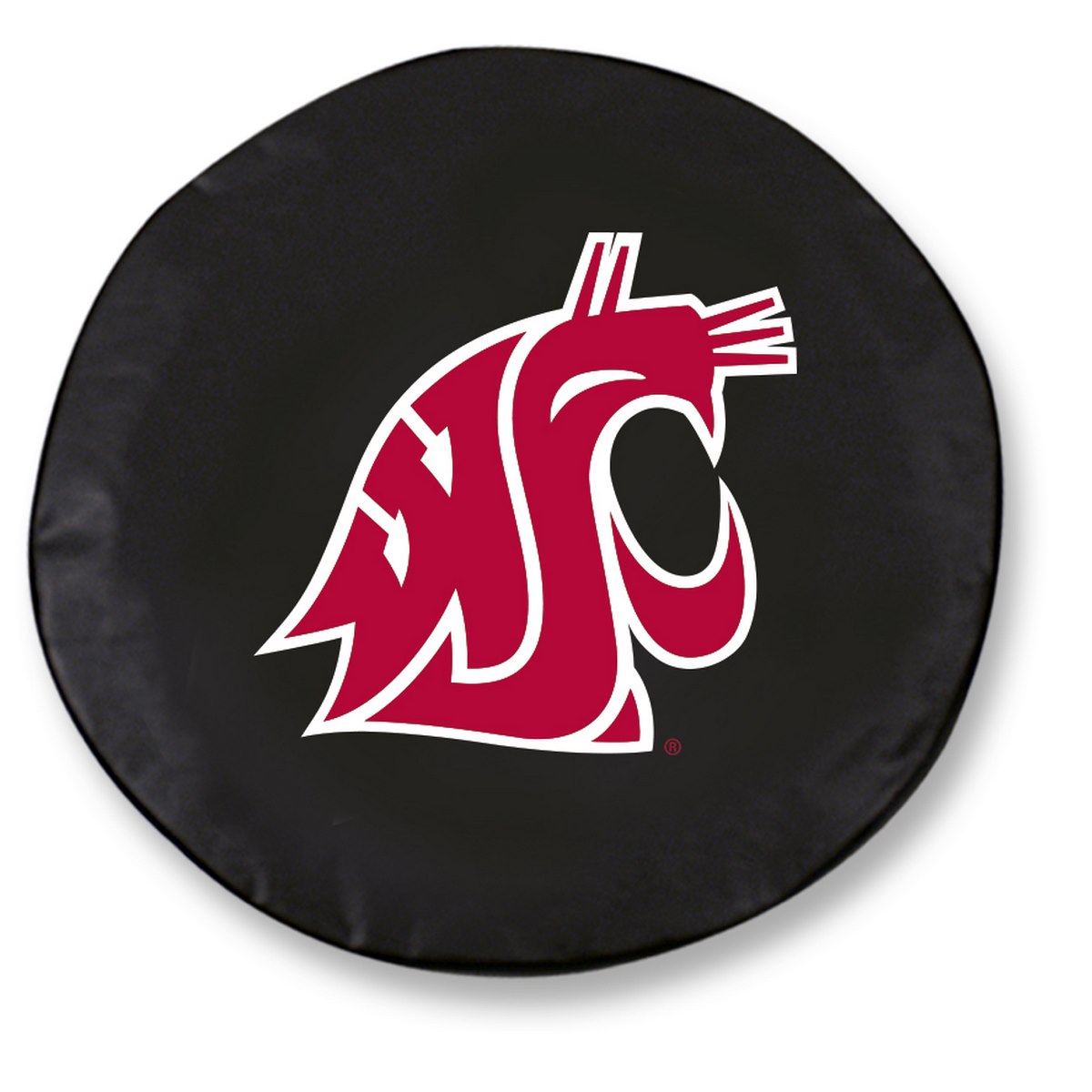 -29 3/4 x 8 Washington State Tire Cover-Black