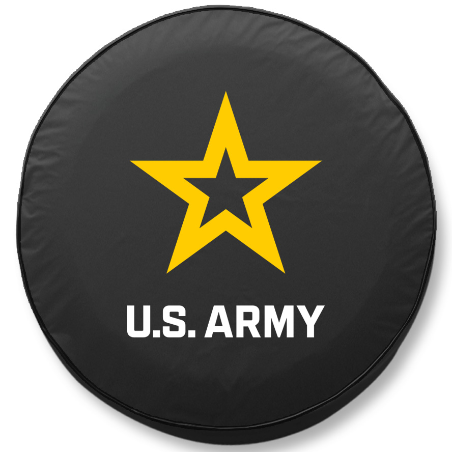 TCFArmyBK-29 x 8 U.S. Army Tire Cover-Black