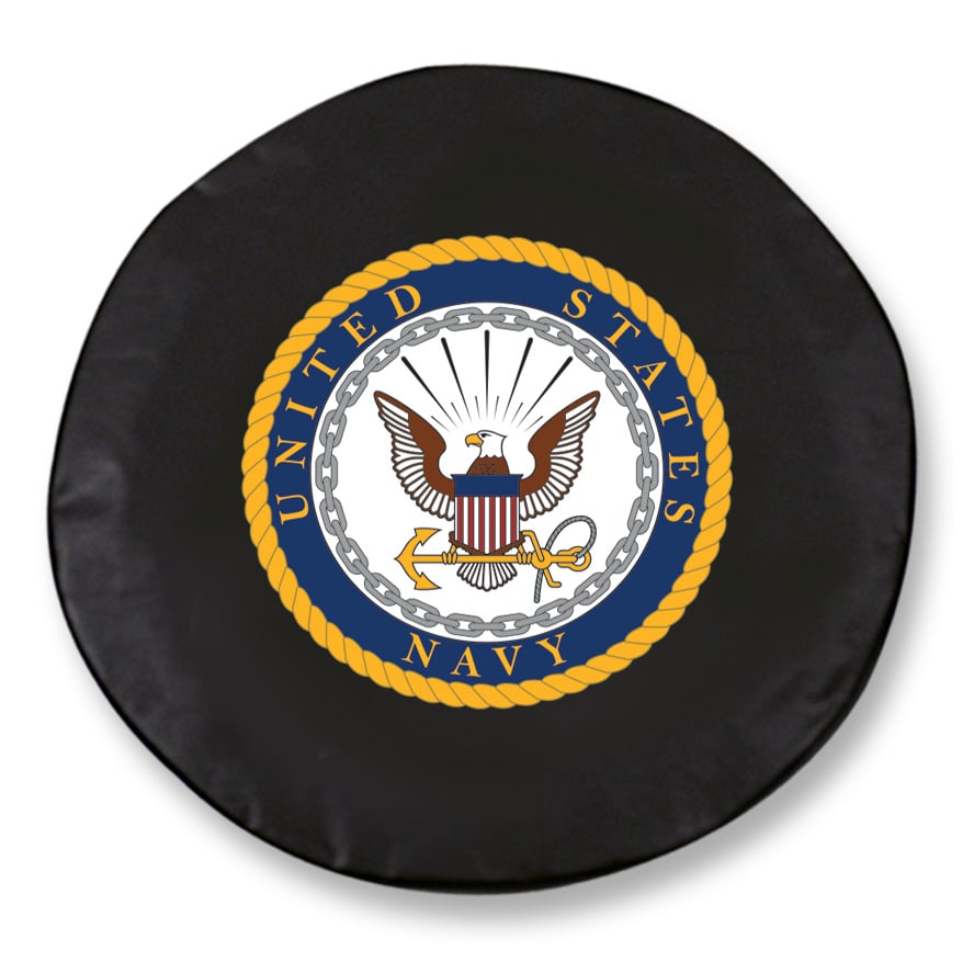 -31 1/4 x 11 U.S. Navy Tire Cover-Black