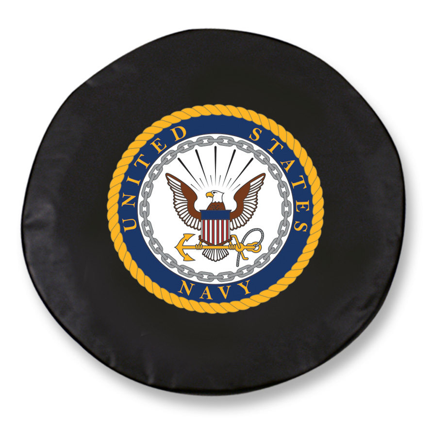 TCNNavyBK-24 x 8 U.S. Navy Tire Cover-Black