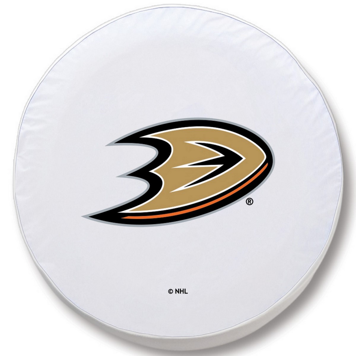 TCH2AnaDksWT-35 x 12.5 Anaheim Ducks Tire Cover-White