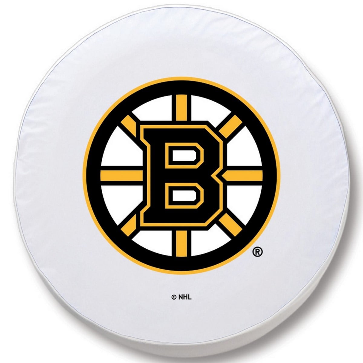 TCNBosBruWT-24 x 8 Boston Bruins Tire Cover-White