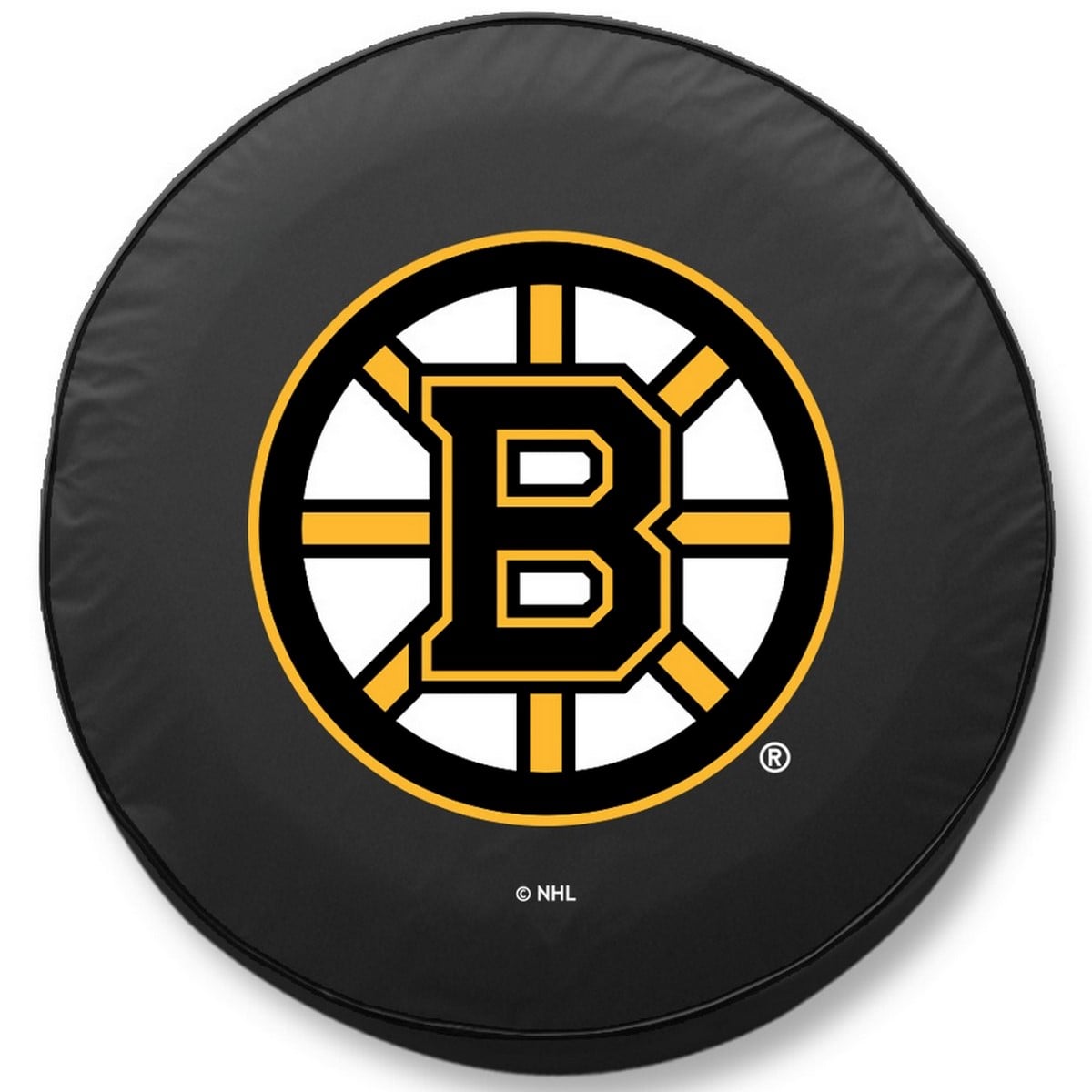 -33 x 12.5 Boston Bruins Tire Cover-Black