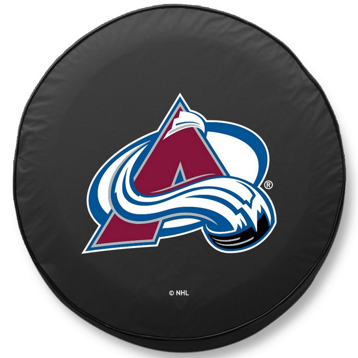 -27 x 8 Colorado Avalanche Tire Cover-Black