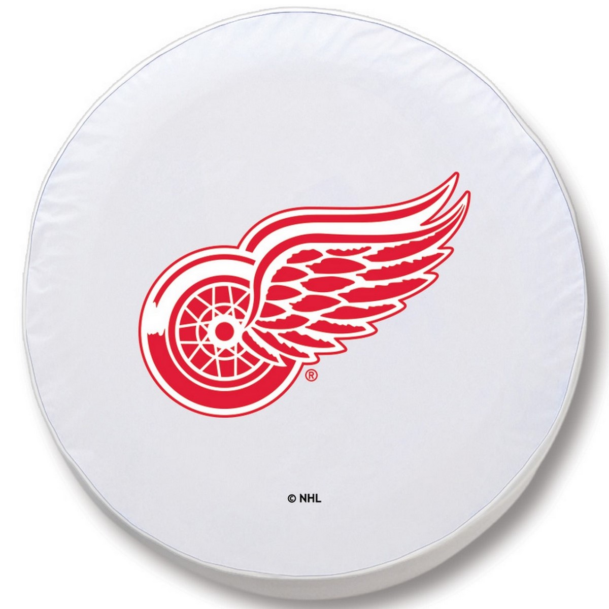 TCADetRedWT-34 x 8 Detroit Red Wings Tire Cover-White