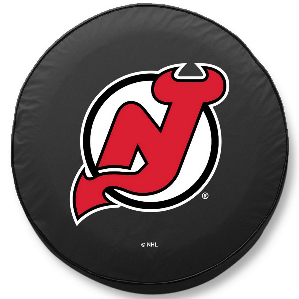 TCH2NJDevlBK-35 x 12.5 New Jersey Devils Tire Cover-Black