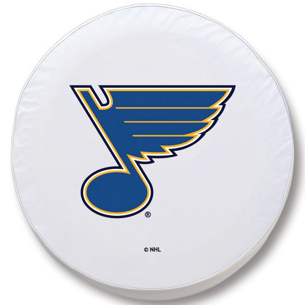 -30 x 10 St Louis Blues Tire Cover-White