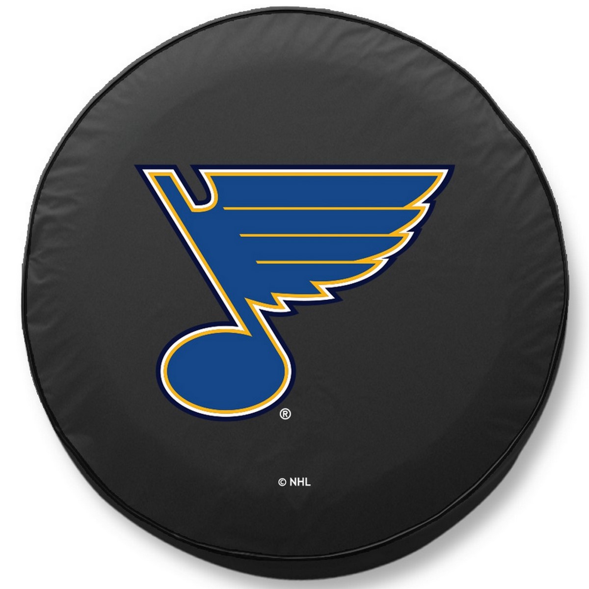 TCH1STLBluBK-37 x 12.5 St Louis Blues Tire Cover-Black