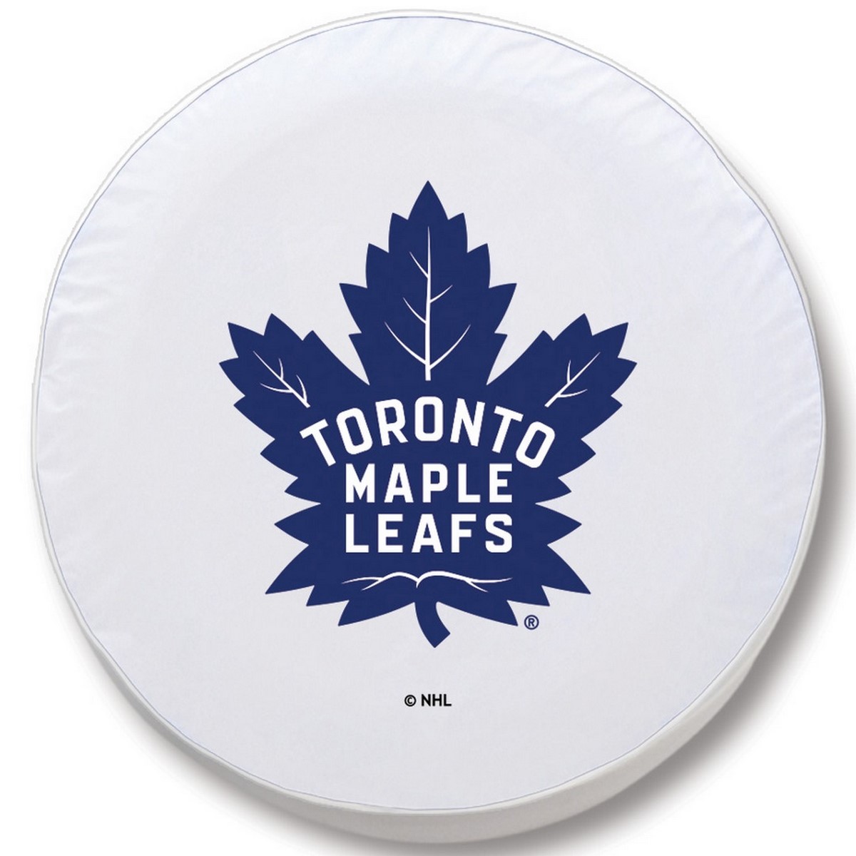 TCITorMplWT-28 x 8 Toronto Maple Leafs Tire Cover-White
