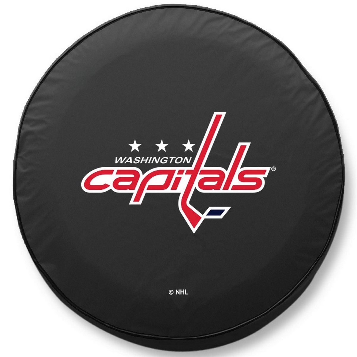 TCFWshCapBK-29 x 8 Washington Capitals Tire Cover-Black