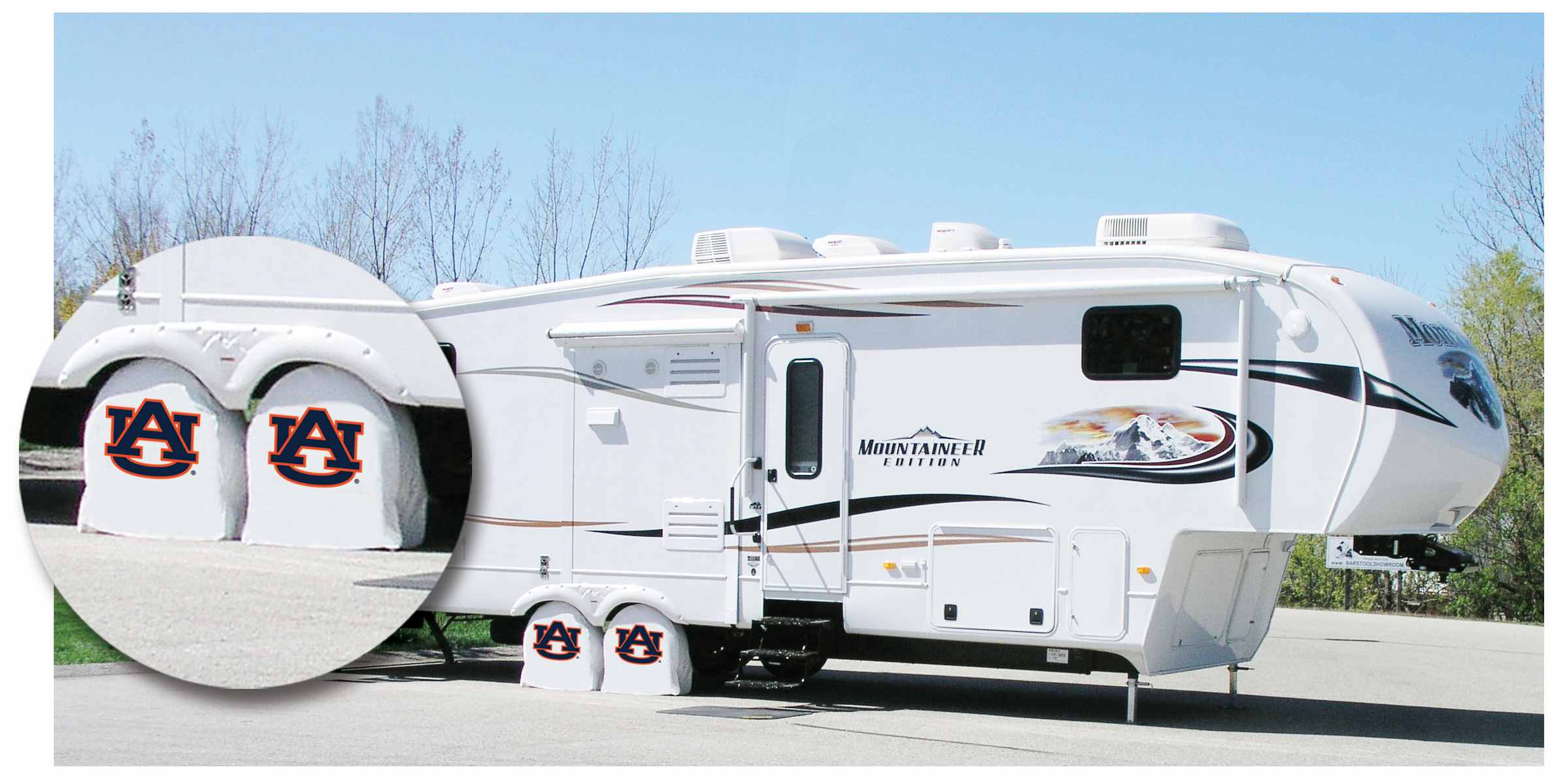 TSJAuburnWT 27 x 8 Auburn University Tire Shade by Covers by HBS