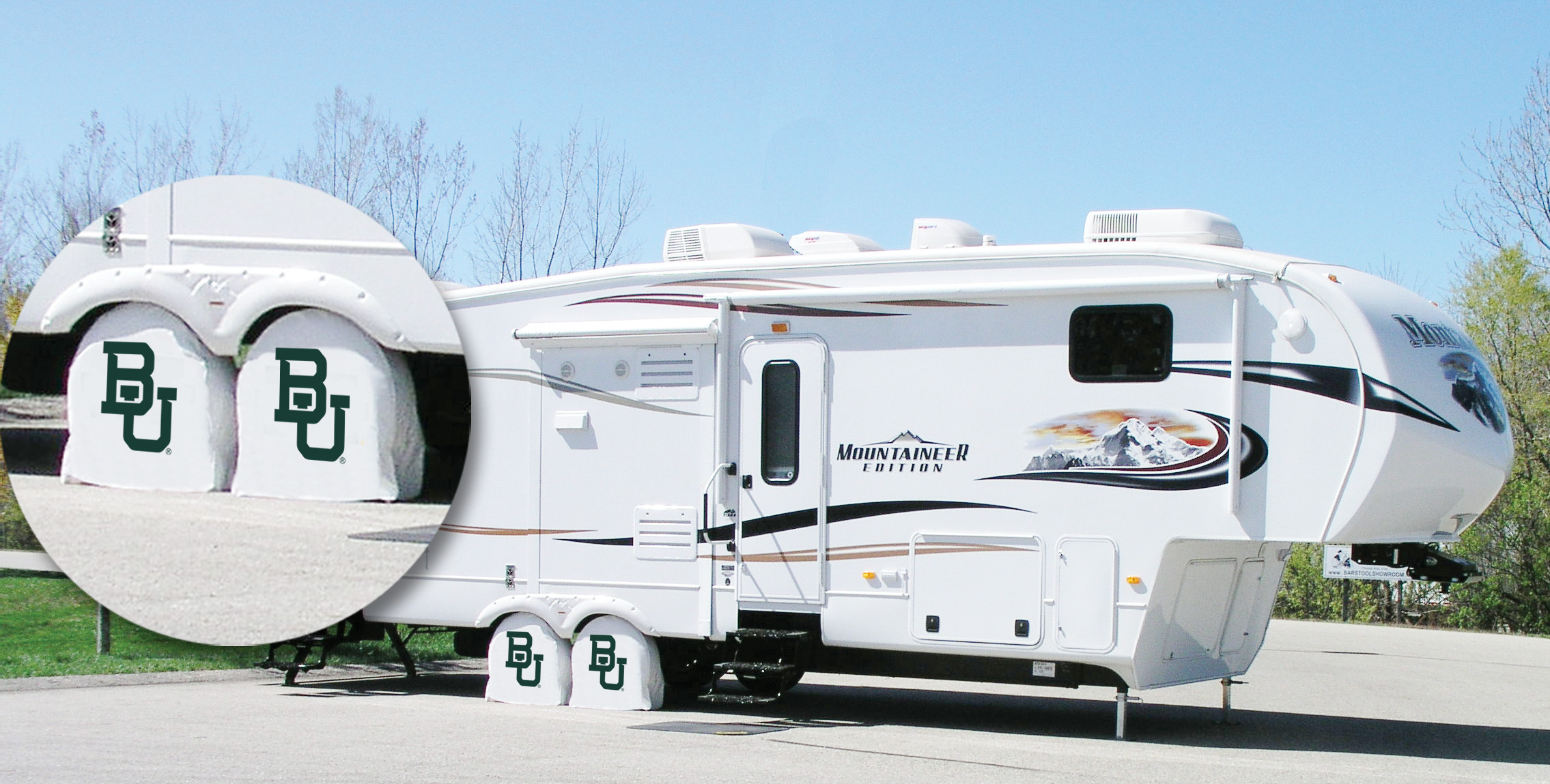 TSIBaylorWT 28 x 8 Baylor University Tire Shade