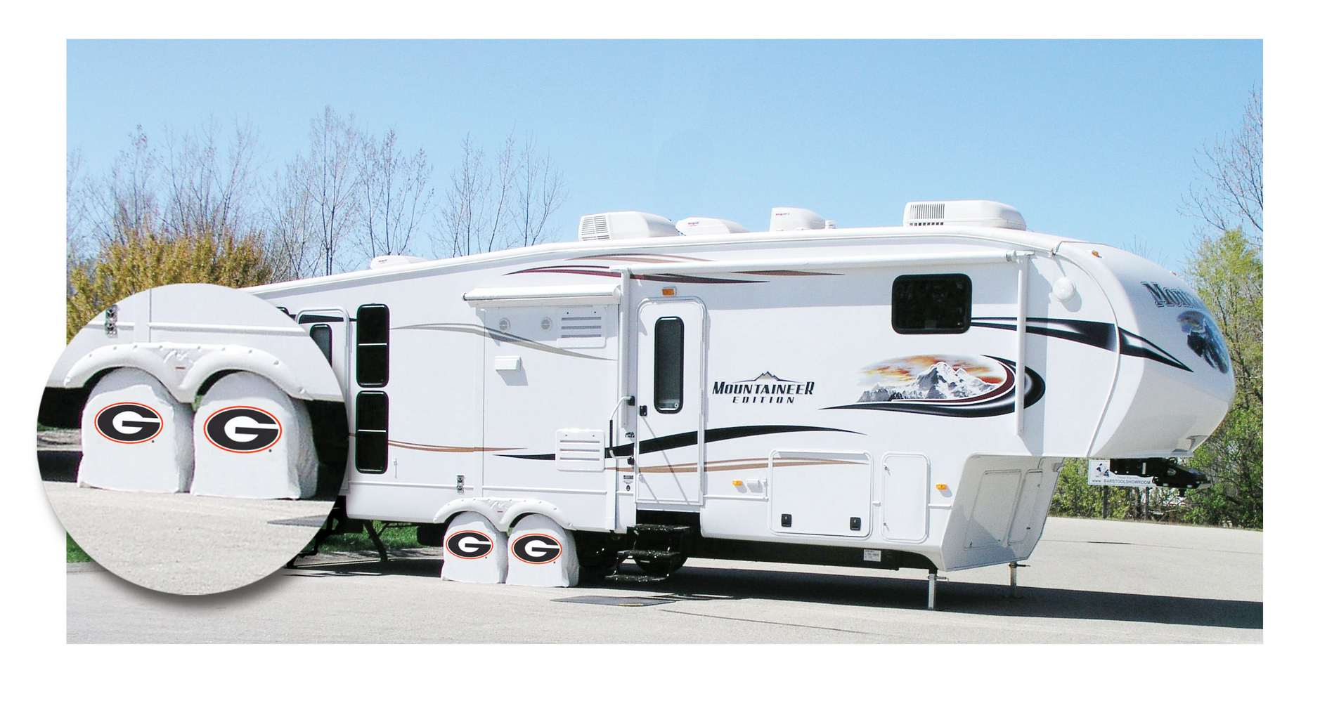 TSSMGA-GWT 28.5 x 8 Georgia G University Tire Shade
