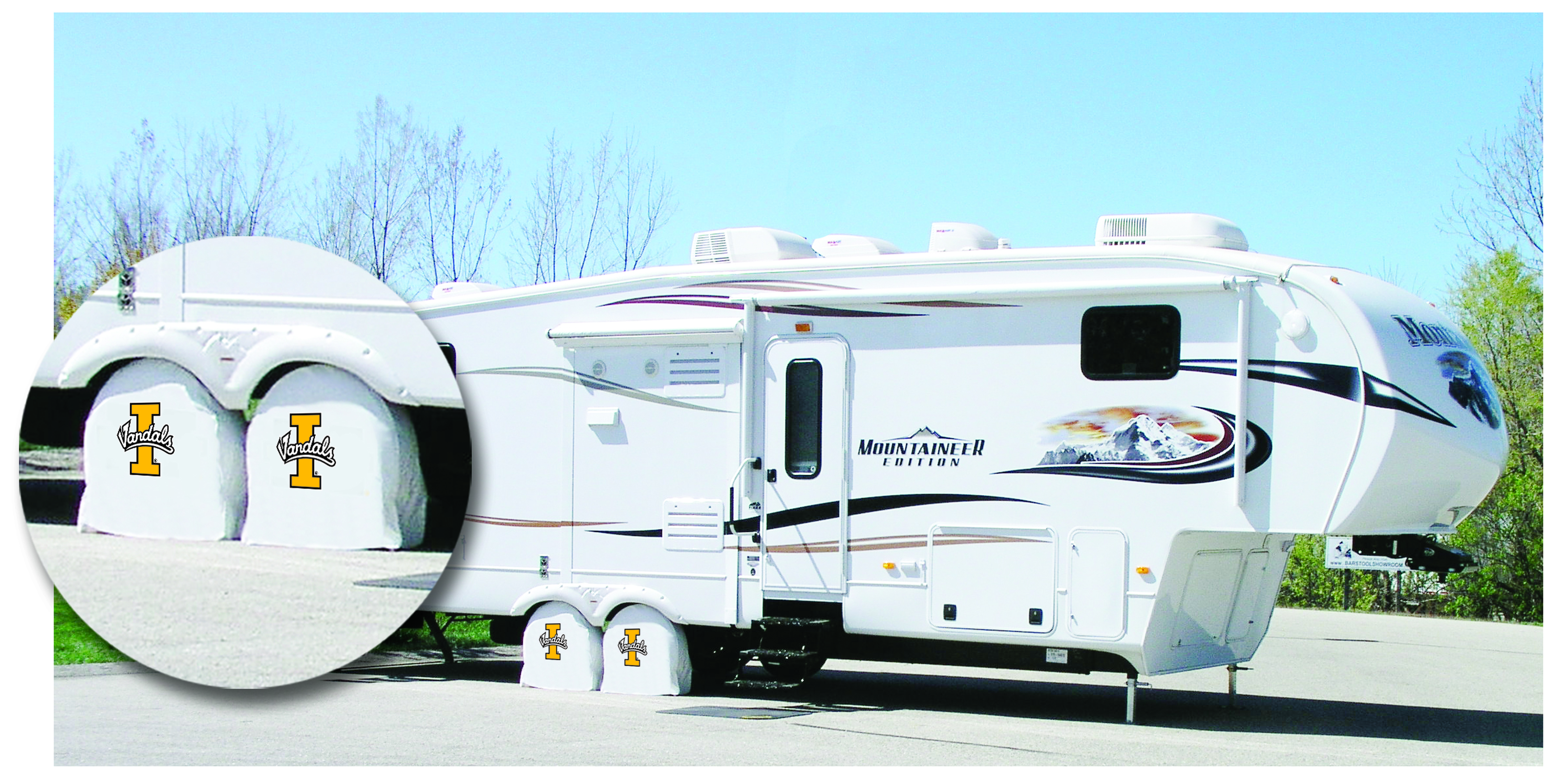TSH1IdahoUWT 37 x 12.5 Idaho University Tire Shade