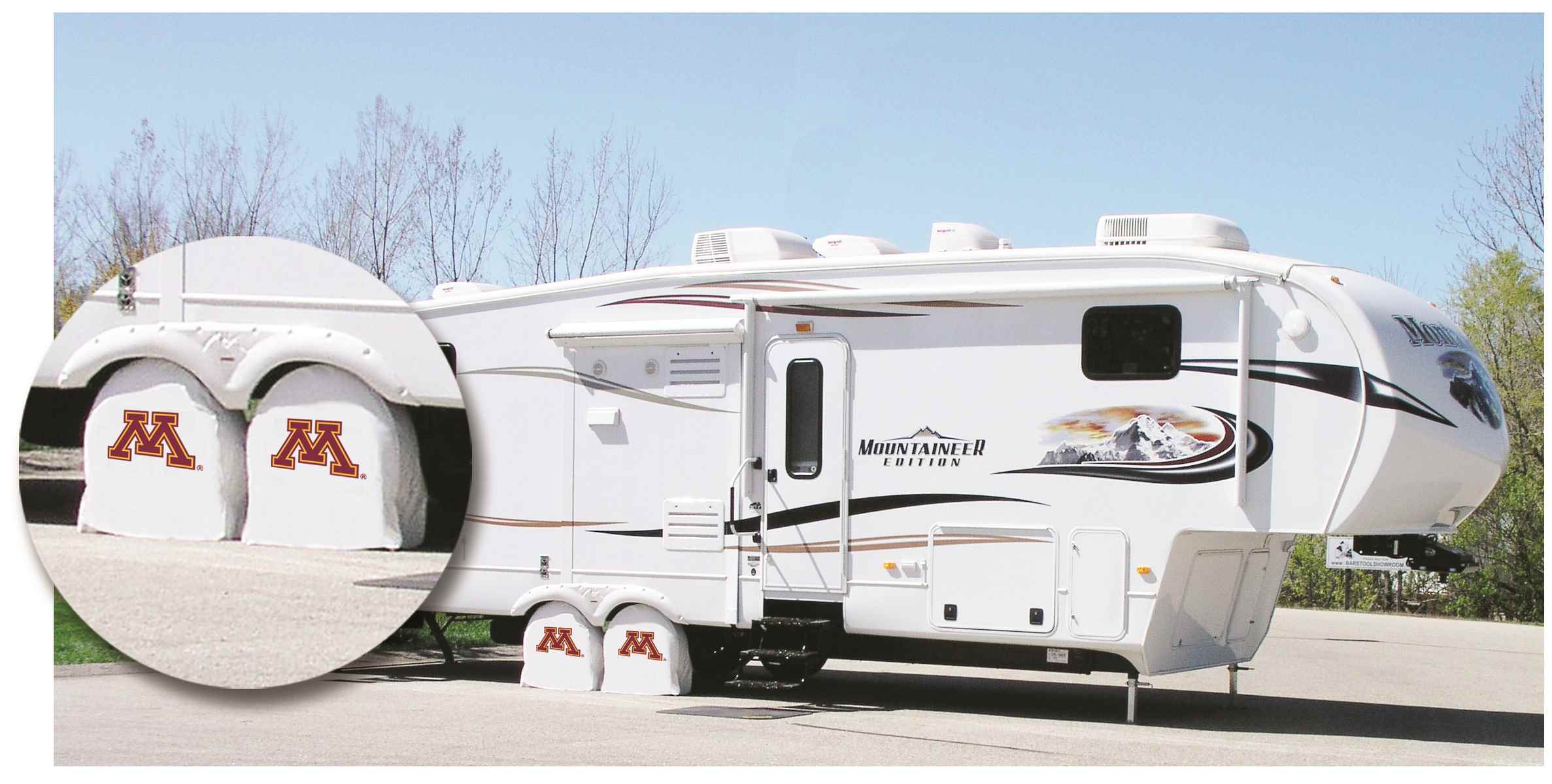 TSJMinnUnWT 27 x 8 Minnesota University Tire Shade