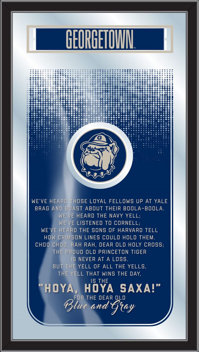 MFghtGrgtwn NCAA Georgetown Fight Song Logo Mirror, 26 x 15 in.