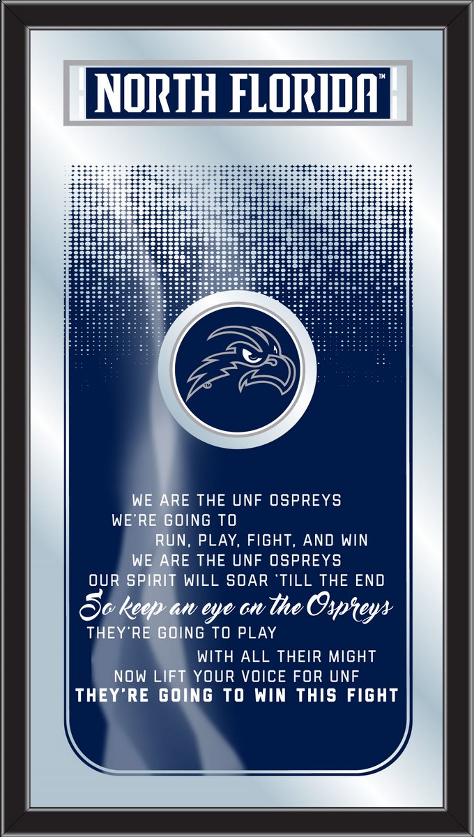 MFghtNorFla NCAA North Florida Fight Song Logo Mirror, 26 x 15 in.