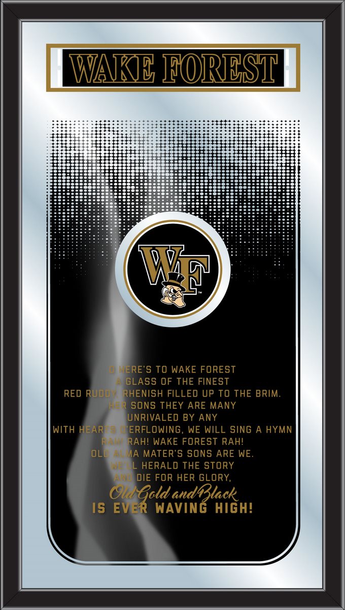 MFghtWakeFr NCAA Wake Forest Fight Song Logo Mirror, 26 x 15 in.