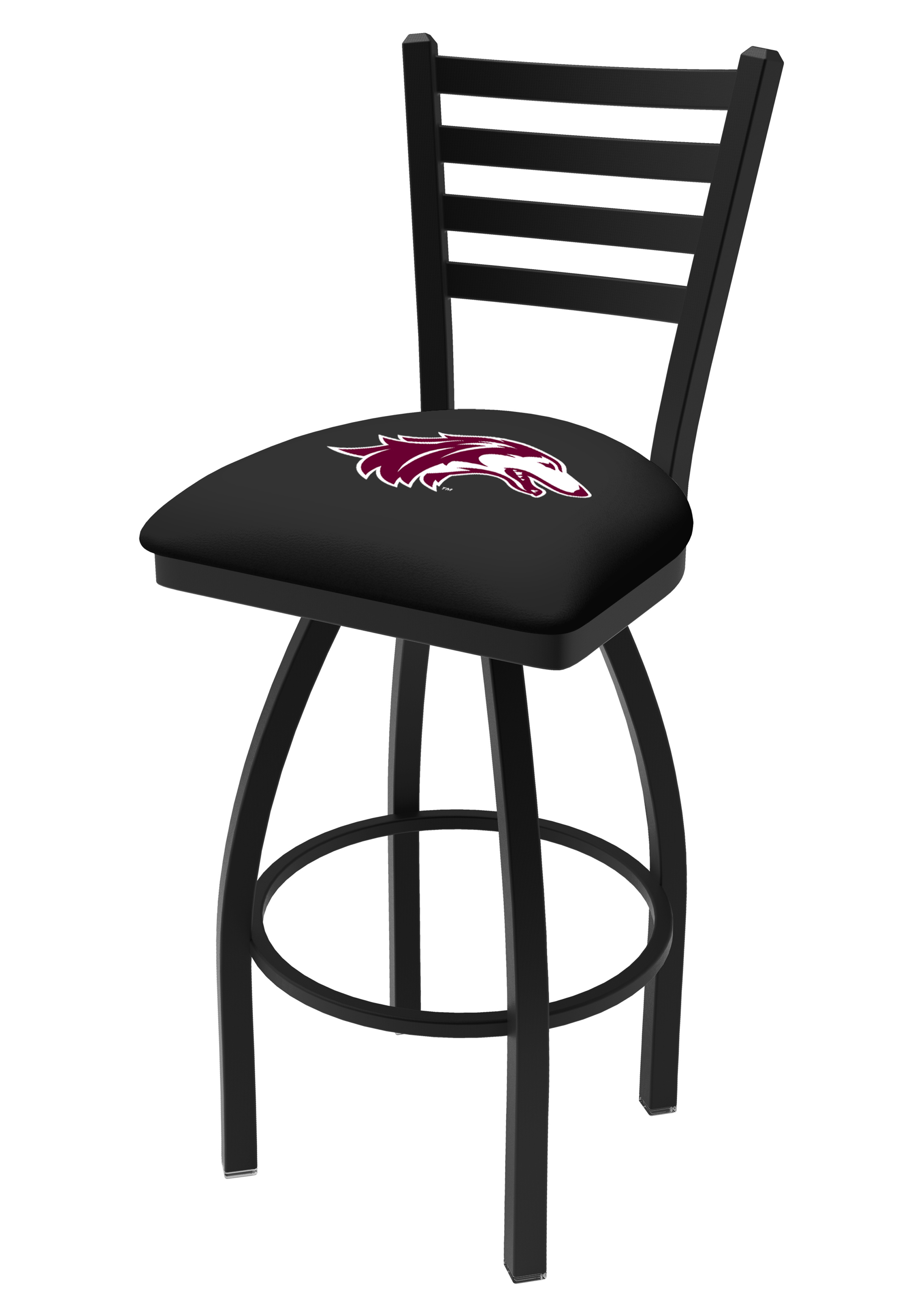 Picture of Holland Bar Stool L01425SouIll 25 in. Wrinkle Southern Illinois Bar Stool with Ladder Style Back