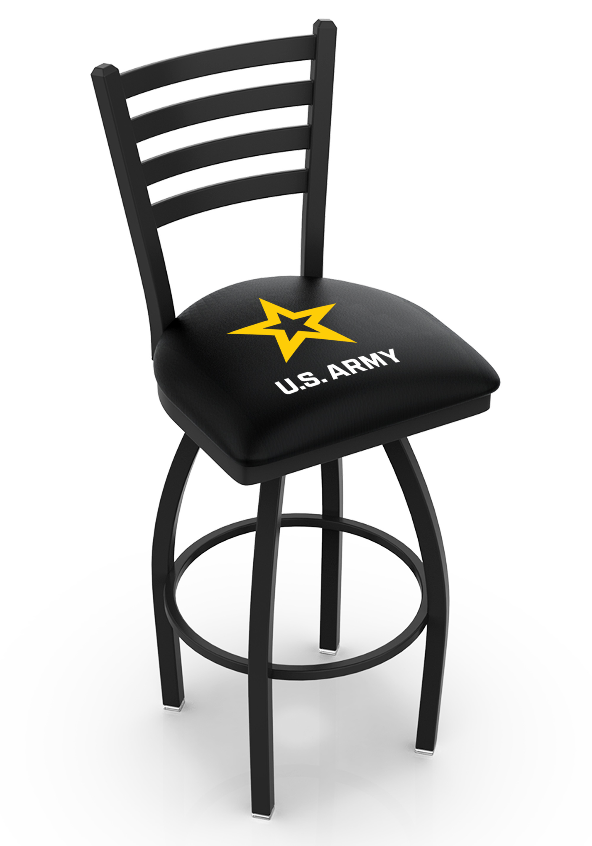 L01436Army United States Army Bar Stool