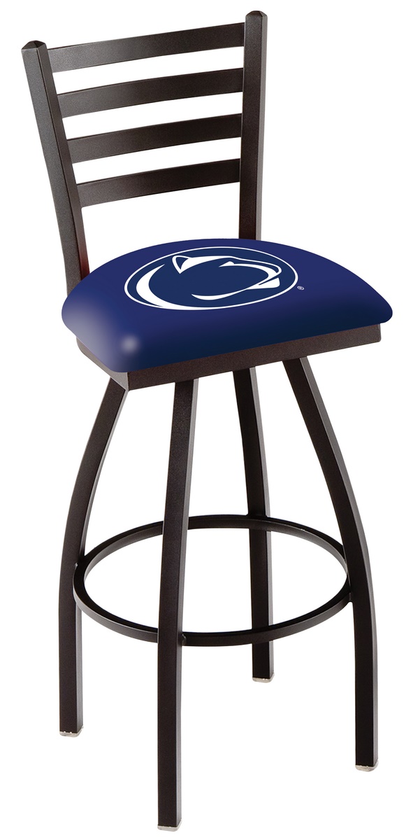 L01436PennSt 36 in. Penn State Bar Stool with Nittany Lions Logo Swivel Seat