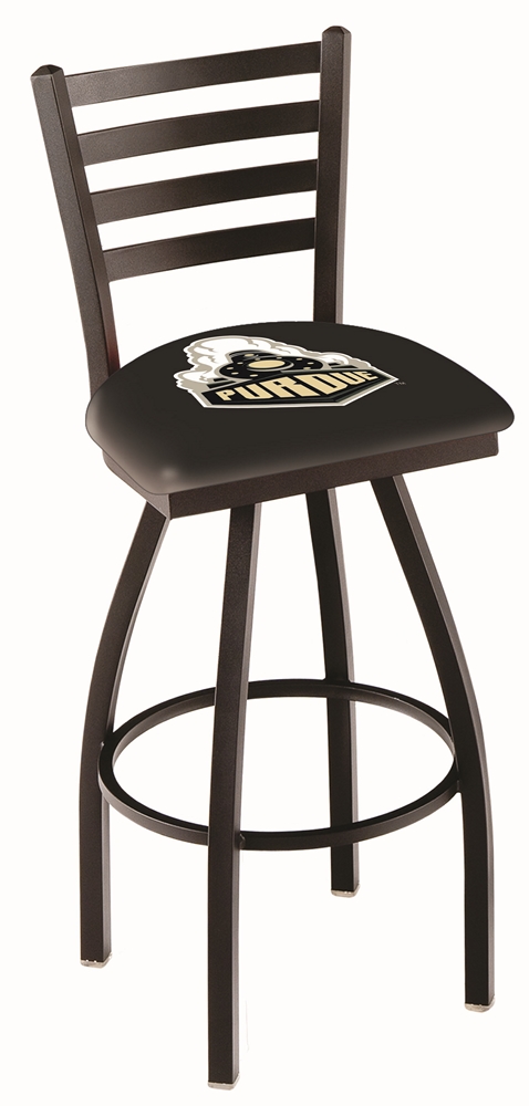 L01436Purdue 36 in. Purdue Bar Stool with Boilermakers Logo Swivel Seat