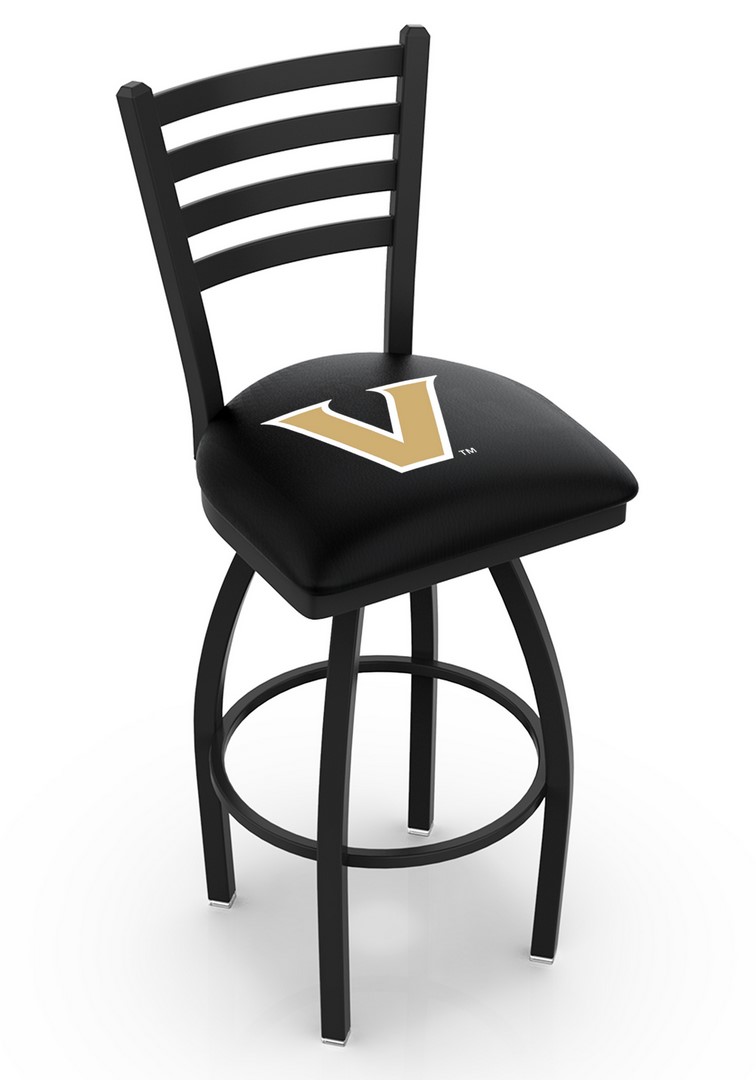L01436Vander 36 in. Vanderbilt Bar Stool with Commodores Logo Swivel Seat