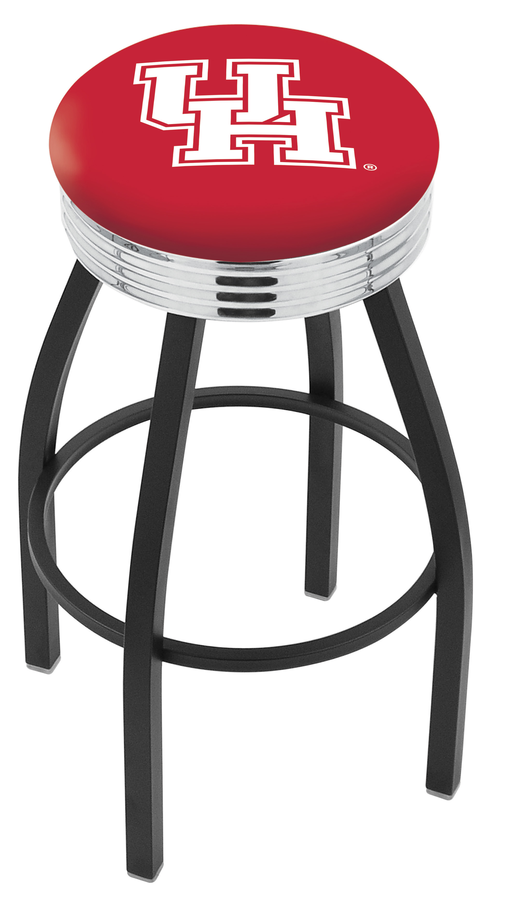 L8B3C30Houston 30 in. Houston Bar Stool with Cougars Logo Swivel Seat