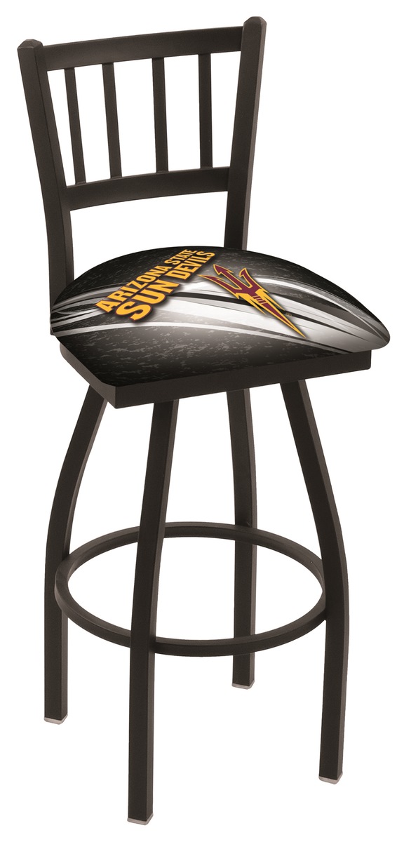 Picture of Holland Bar Stool L01830ArizSt-F 30 in. Arizona State Bar Stool with Sun Devils Pitchfork Logo Swivel Seat