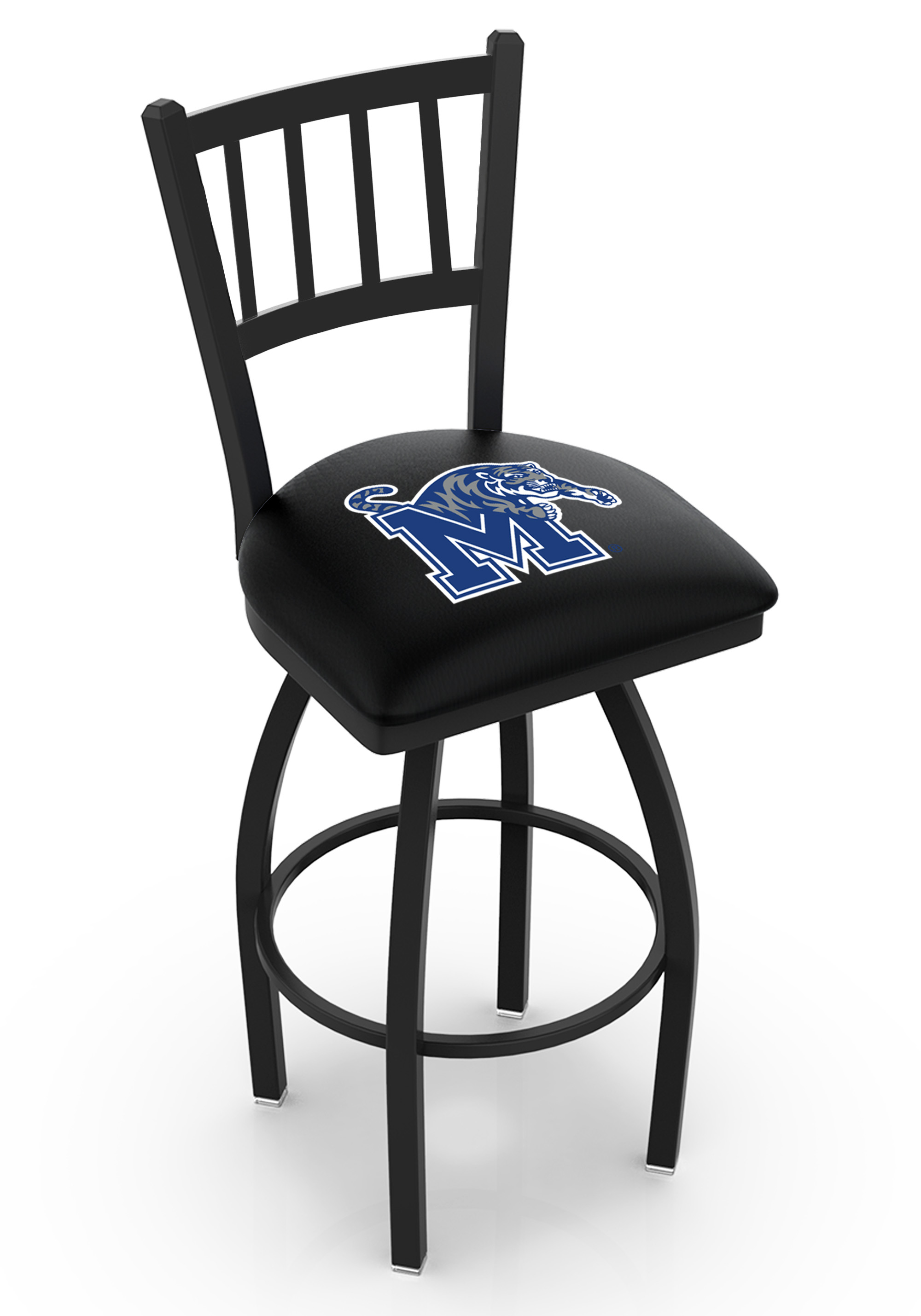 L01836Memphs 36 in. Memphis Bar Stool with Tigers Logo Swivel Seat
