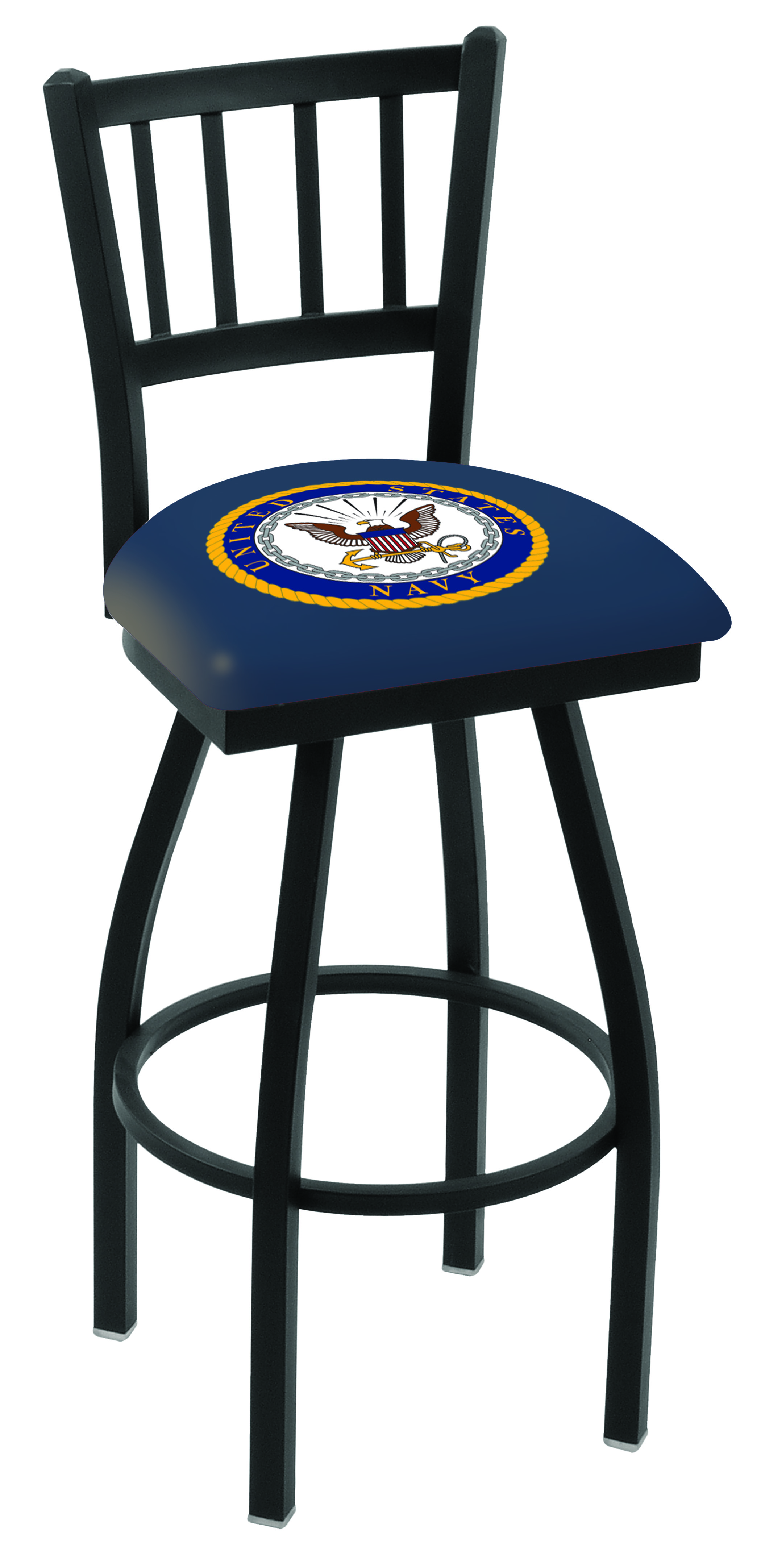 L01836Navy United States Navy Bar Stool