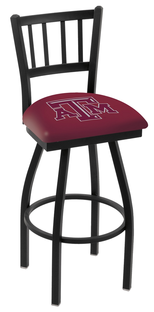 L01836TexA-M 36 in. Texas A&M Bar Stool with Aggies Logo Swivel Seat
