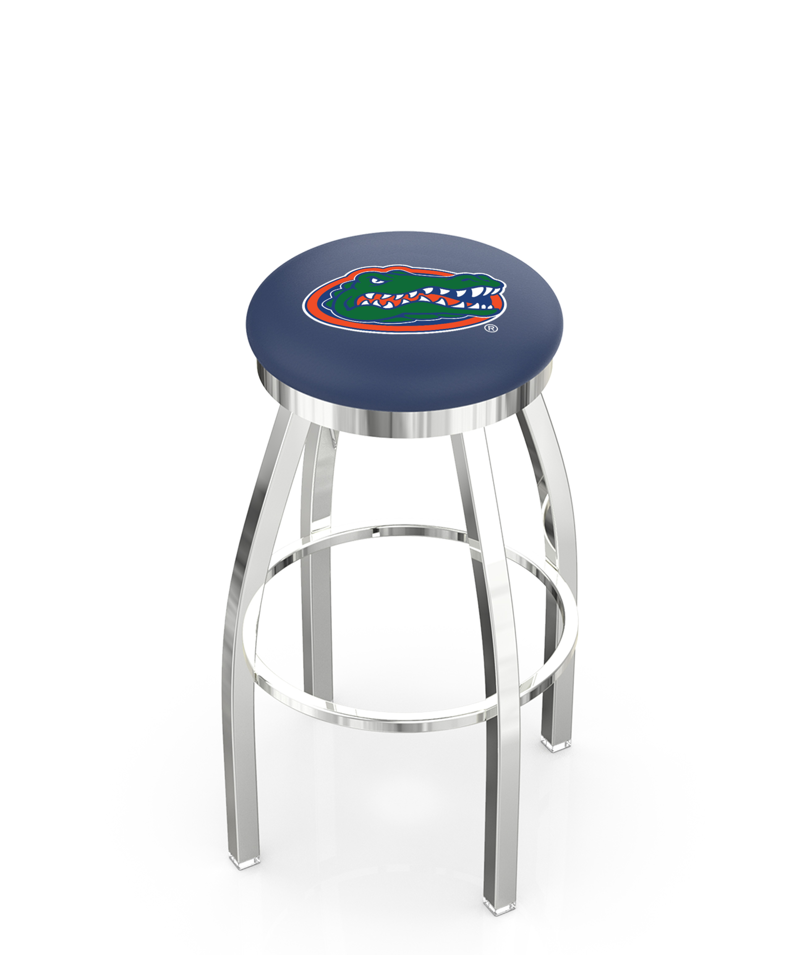 L8C2C36FlorUn 36 in. Florida Bar Stool with Gators Logo Swivel Seat