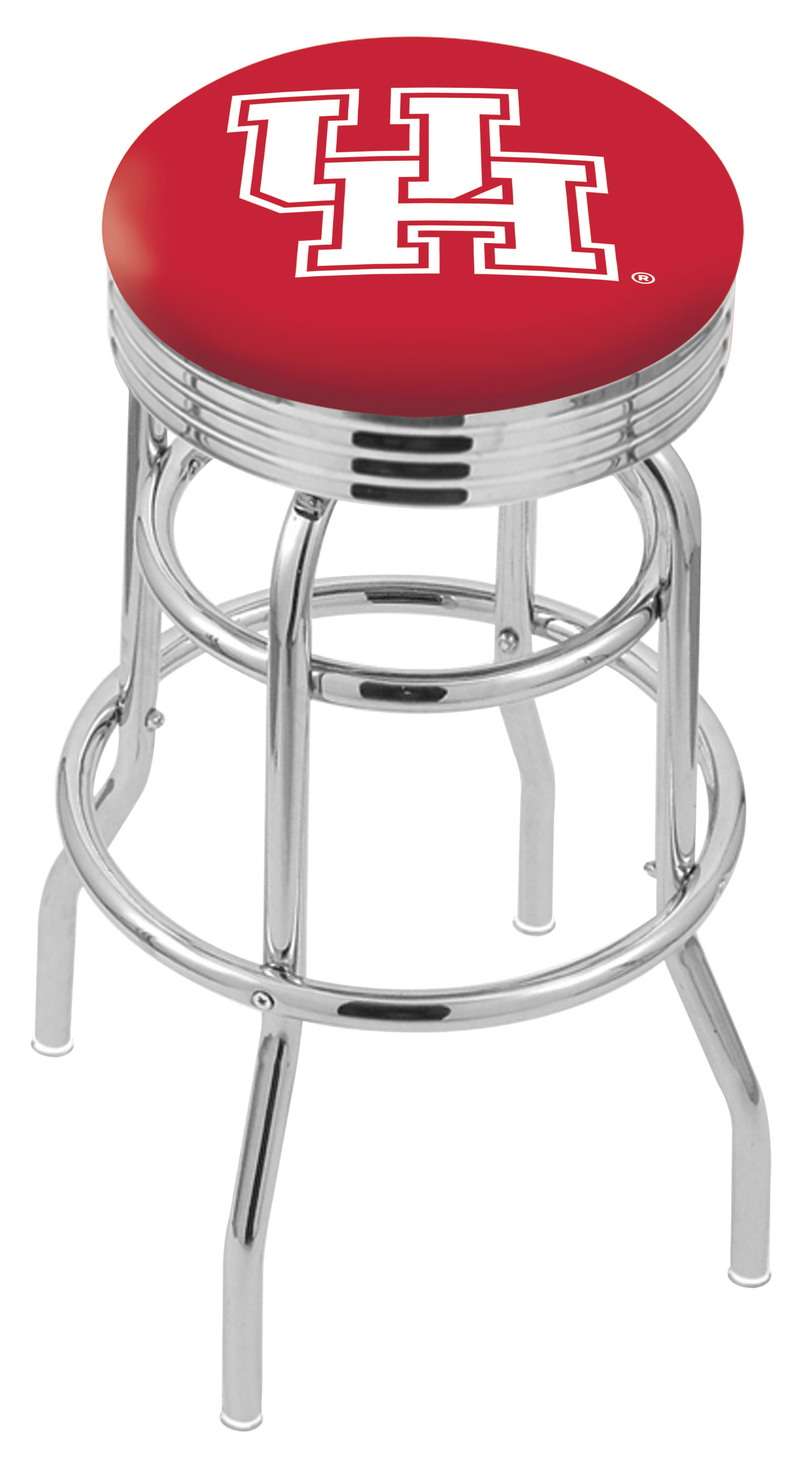 L7C3C25Houston 25 in. Houston Bar Stool with Cougars Logo Swivel Seat