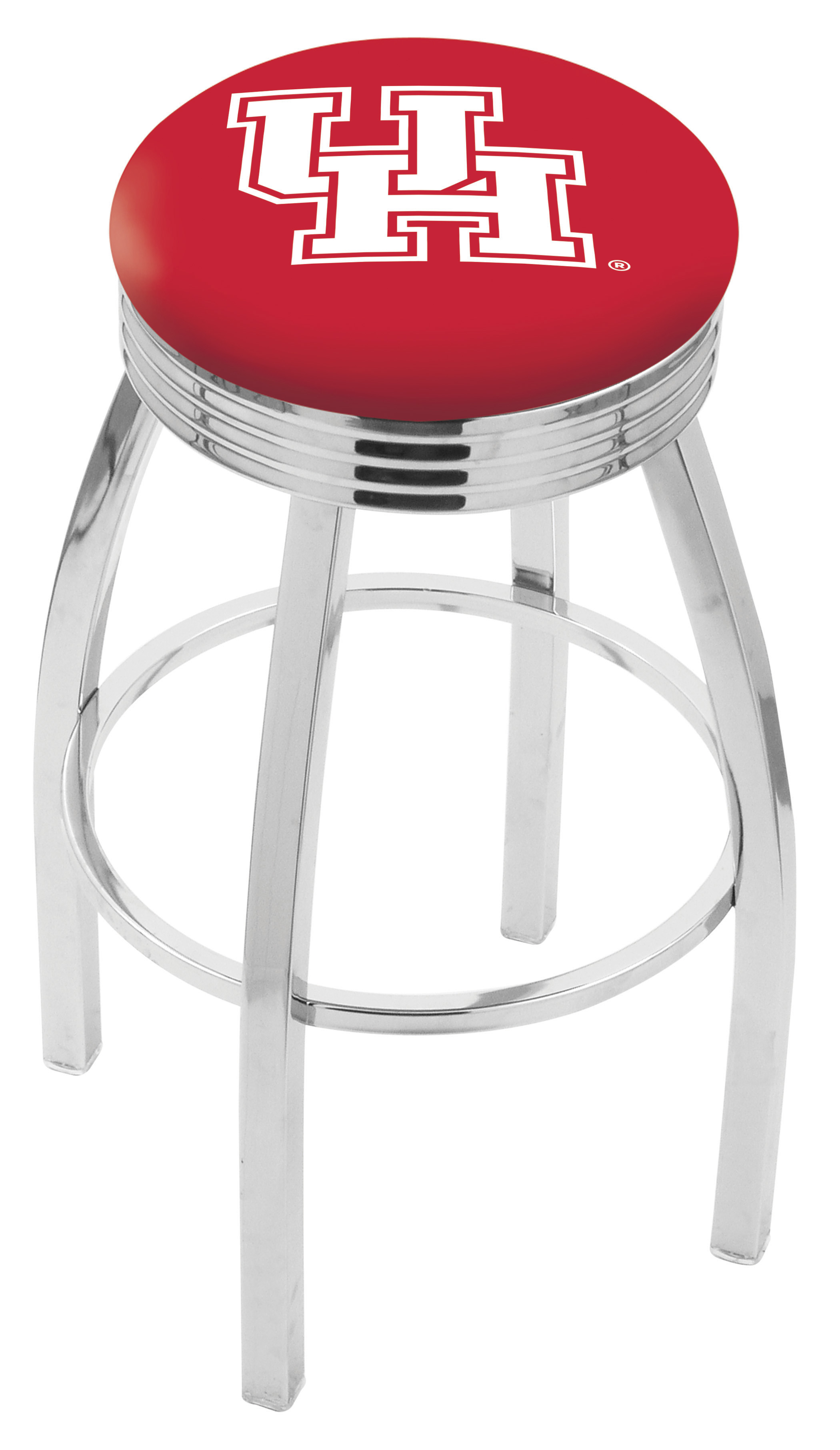 L8C3C30Houston 30 in. Houston Bar Stool with Cougars Logo Swivel Seat