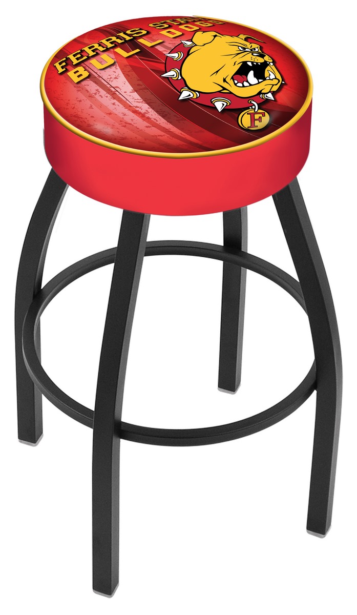 Picture of Holland Bar Stool L8B130FerrSt 30 in. Ferris State Bar Stool with Bulldogs Logo Swivel Seat