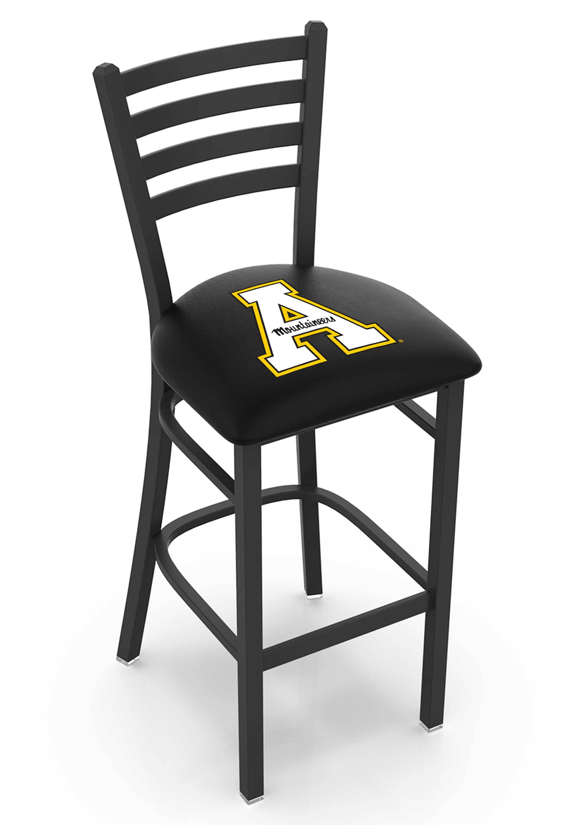 L00430AppStU 30 in. Appalachian State Bar Stool with Mountaineers Logo