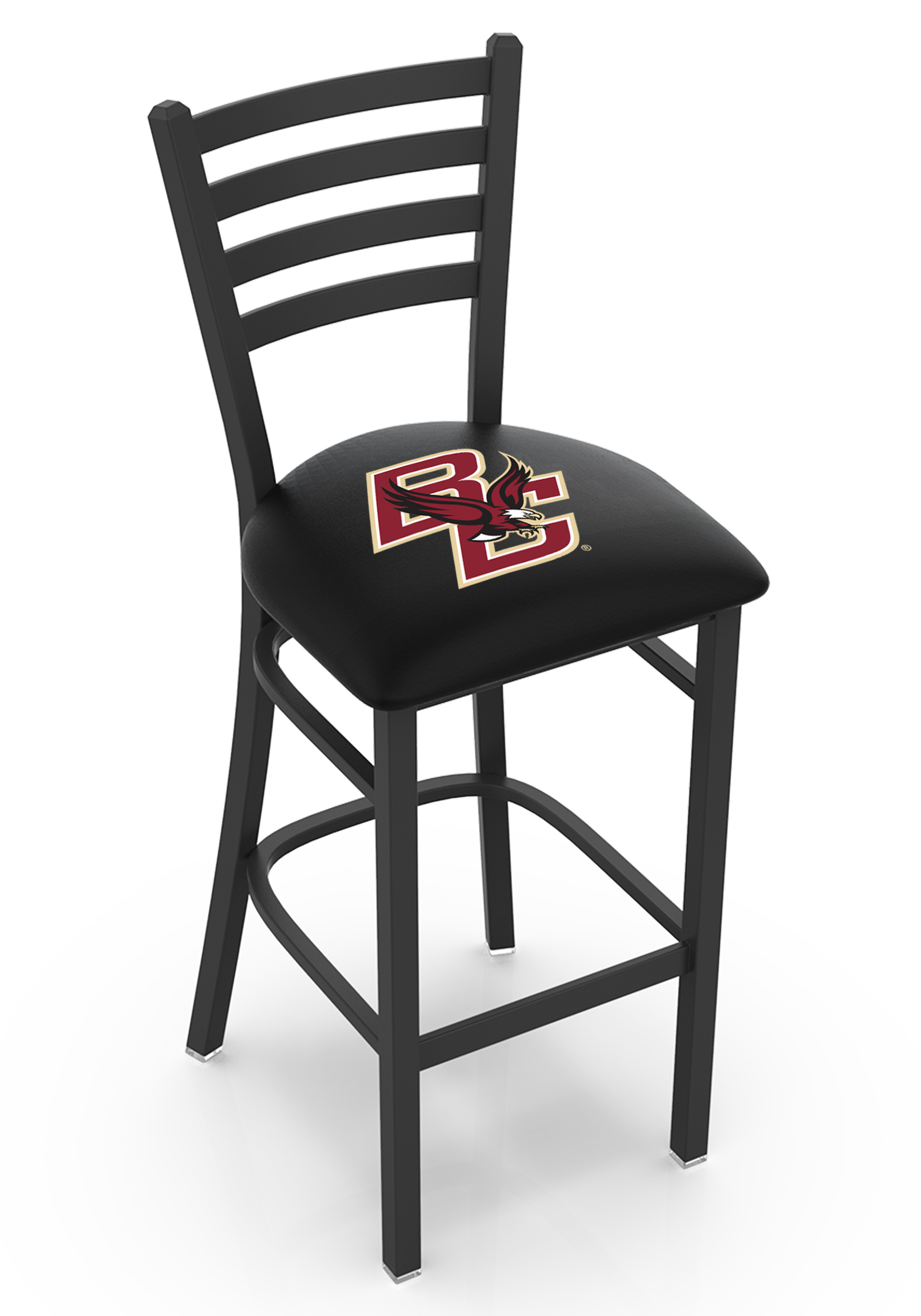 L00430BostnC 30 in. Boston College Bar Stool with Eagles Logo