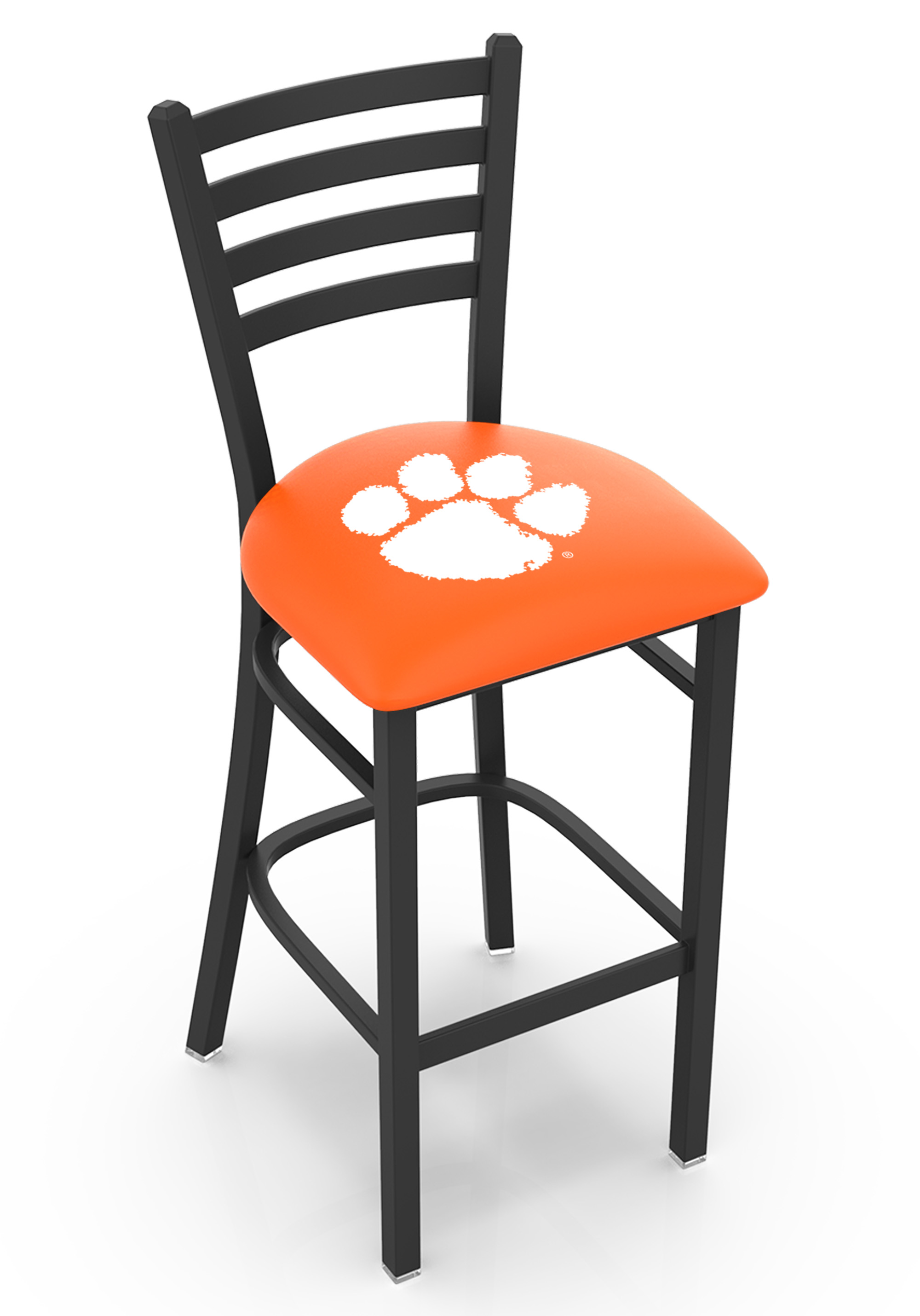 L00430Clmson 30 in. Clemson Bar Stool with Tigers Logo