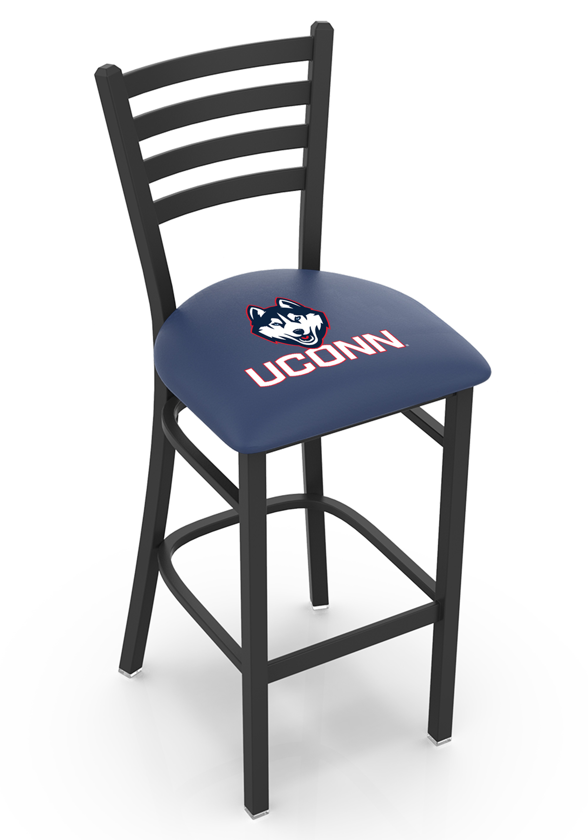 L00425ConnUn 25 in. Connecticut Counter Stool with Huskies Logo