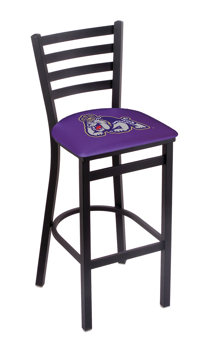 L00425JmsMad 25 in. James Madison Counter Stool with Dukes Logo