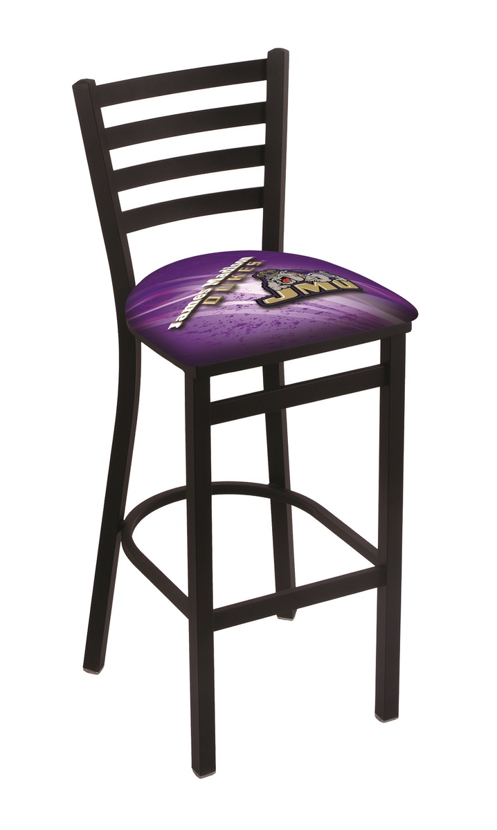 Picture of Holland Bar Stool L00430JmsMad 30 in. James Madison Bar Stool with Dukes Logo