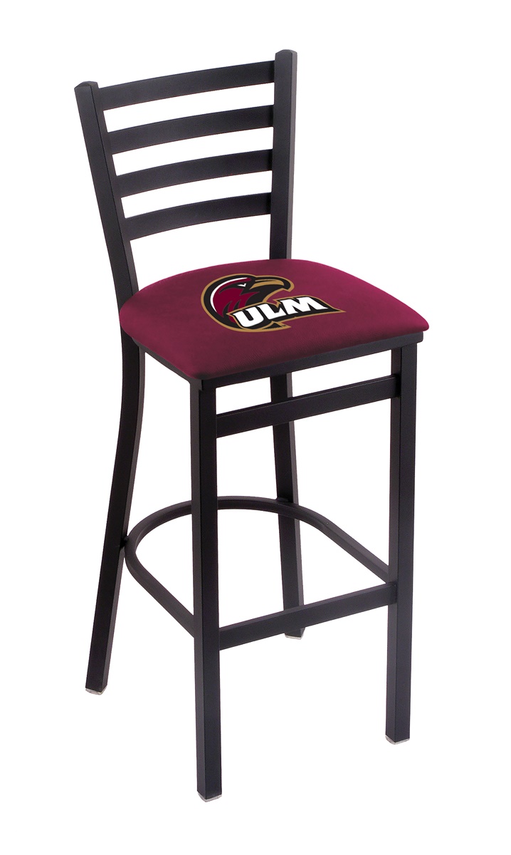 L00425LA-Mon 25 in. Louisiana Monroe Counter Stool with Warhawks Logo