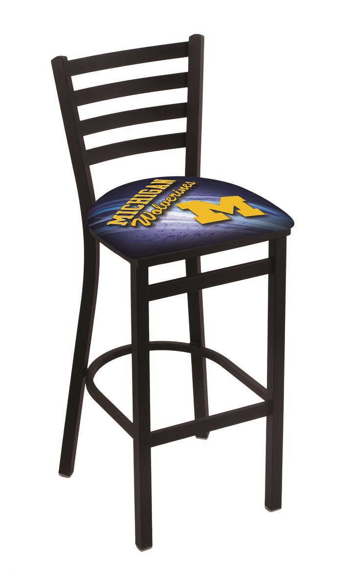 Picture of Holland Bar Stool L00425MichUn 25 in. Michigan Counter Stool with Wolverines Logo