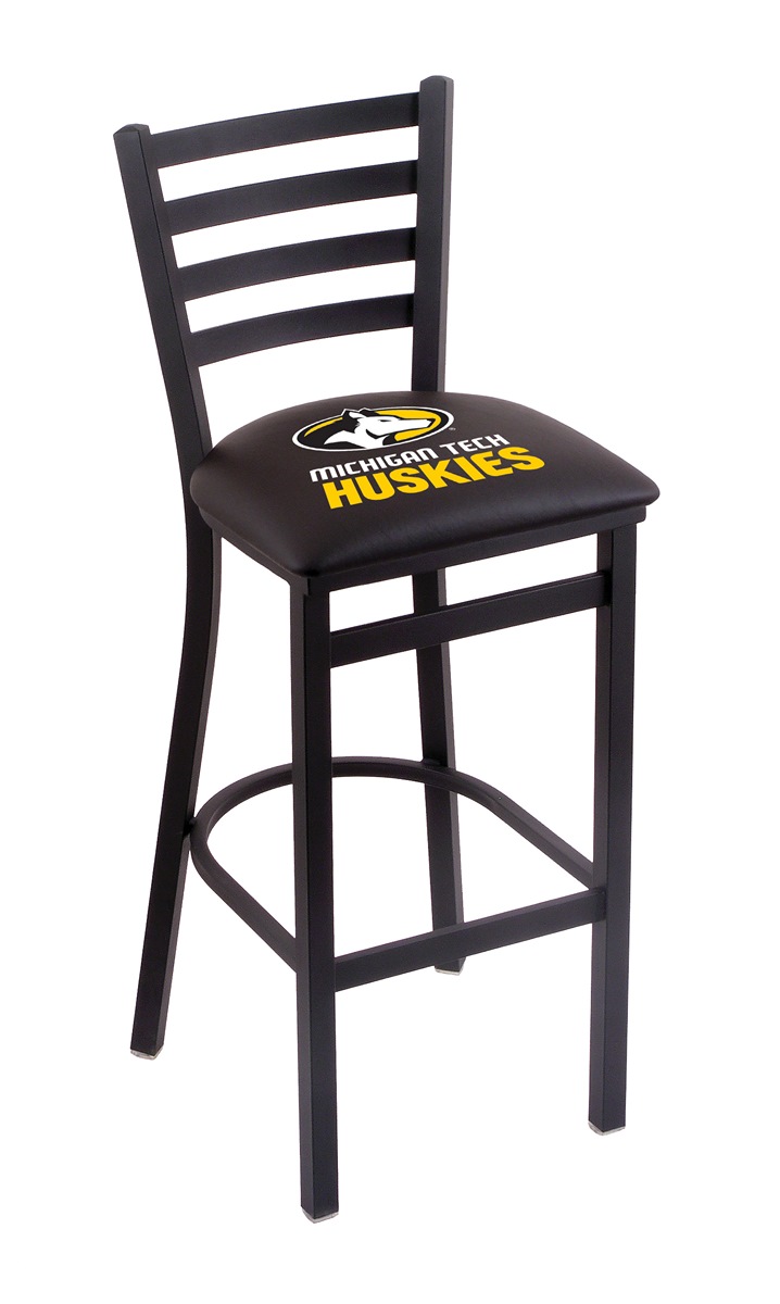 L00430MITech 30 in. Michigan Tech Bar Stool with Huskies Logo