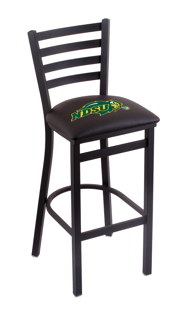 L00425NDakSt-B 25 in. North Dakota State Counter Stool with Bison Black Logo
