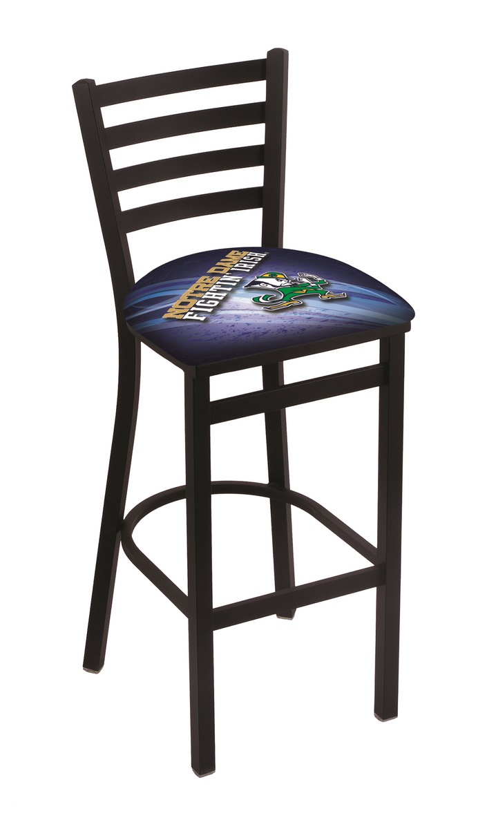 Picture of Holland Bar Stool L00425ND-Lep 25 in. Notre Dame Counter Stool with Fighting Irish Leprechaun Logo