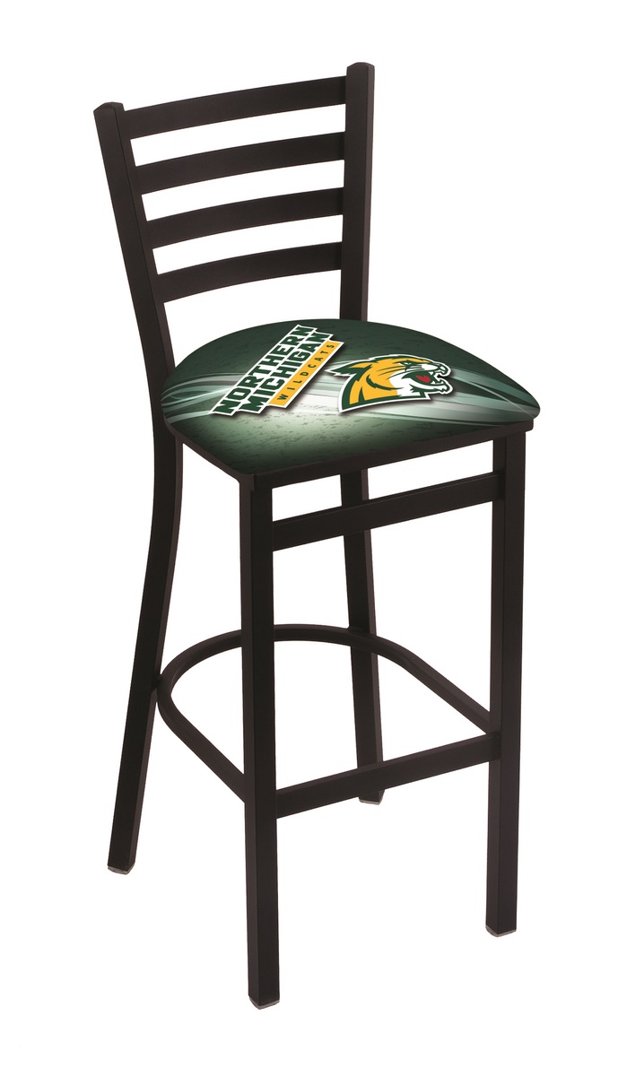 Picture of Holland Bar Stool L00425NorMic 25 in. Northern Michigan Counter Stool with Wildcats Logo