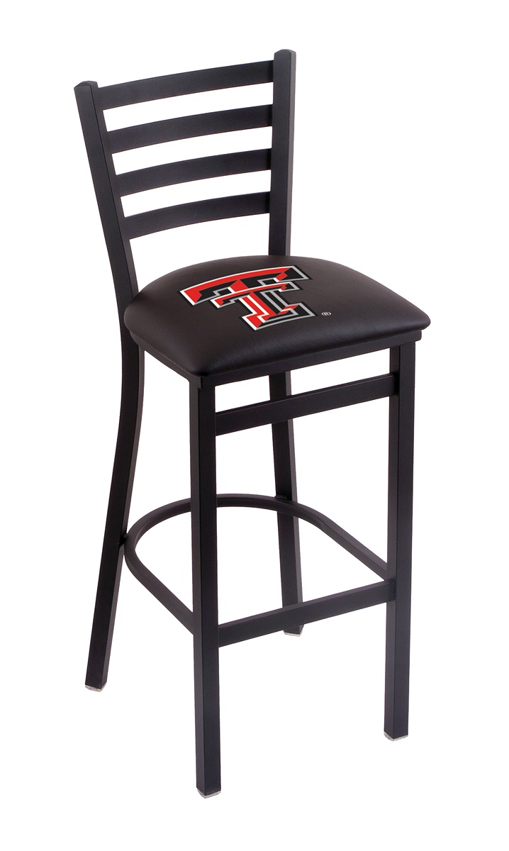 L00425TXTech 25 in. Texas Tech Counter Stool with Red Raiders Logo