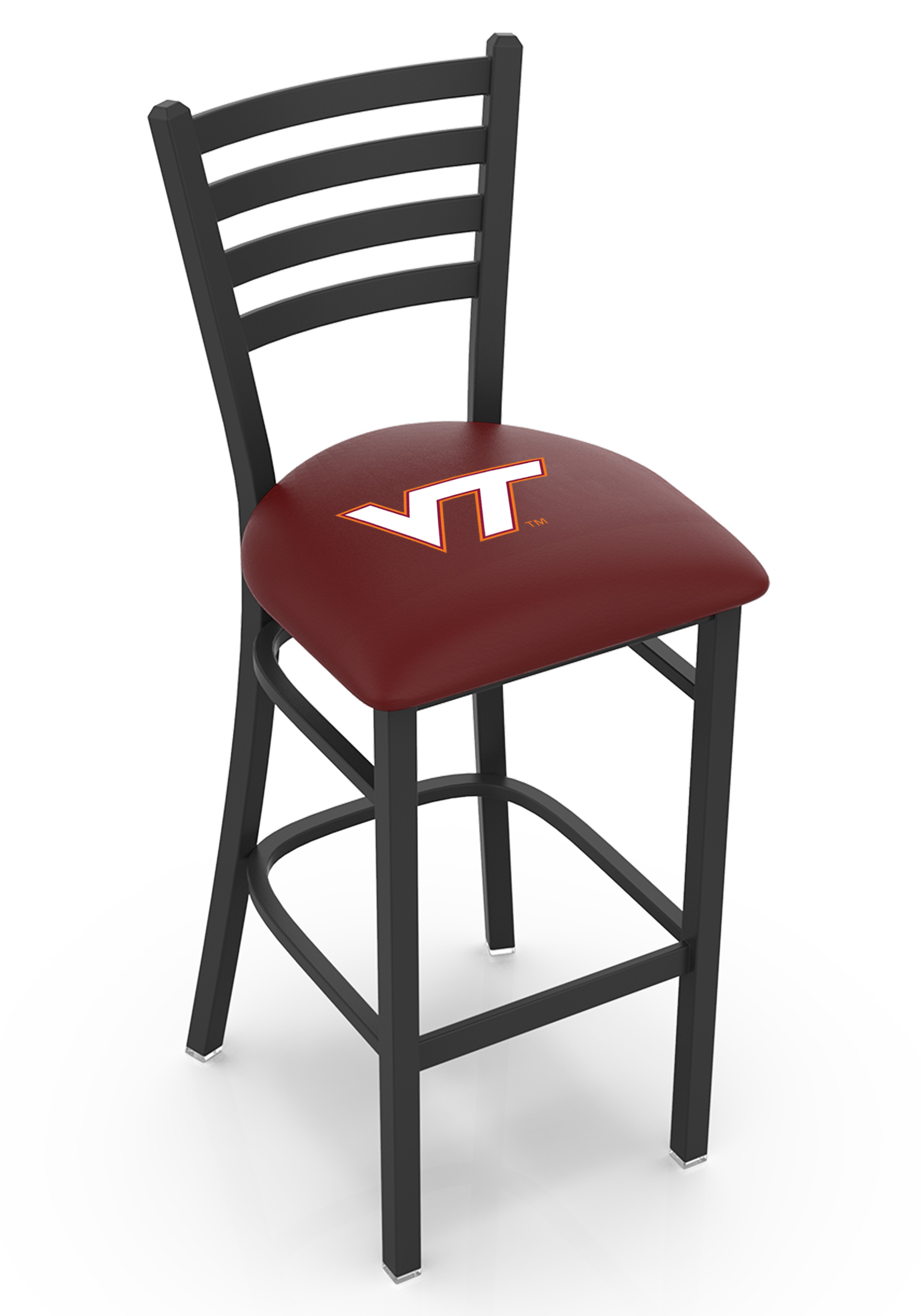 L00430VATech 30 in. Virginia Tech Bar Stool with Hokies Logo